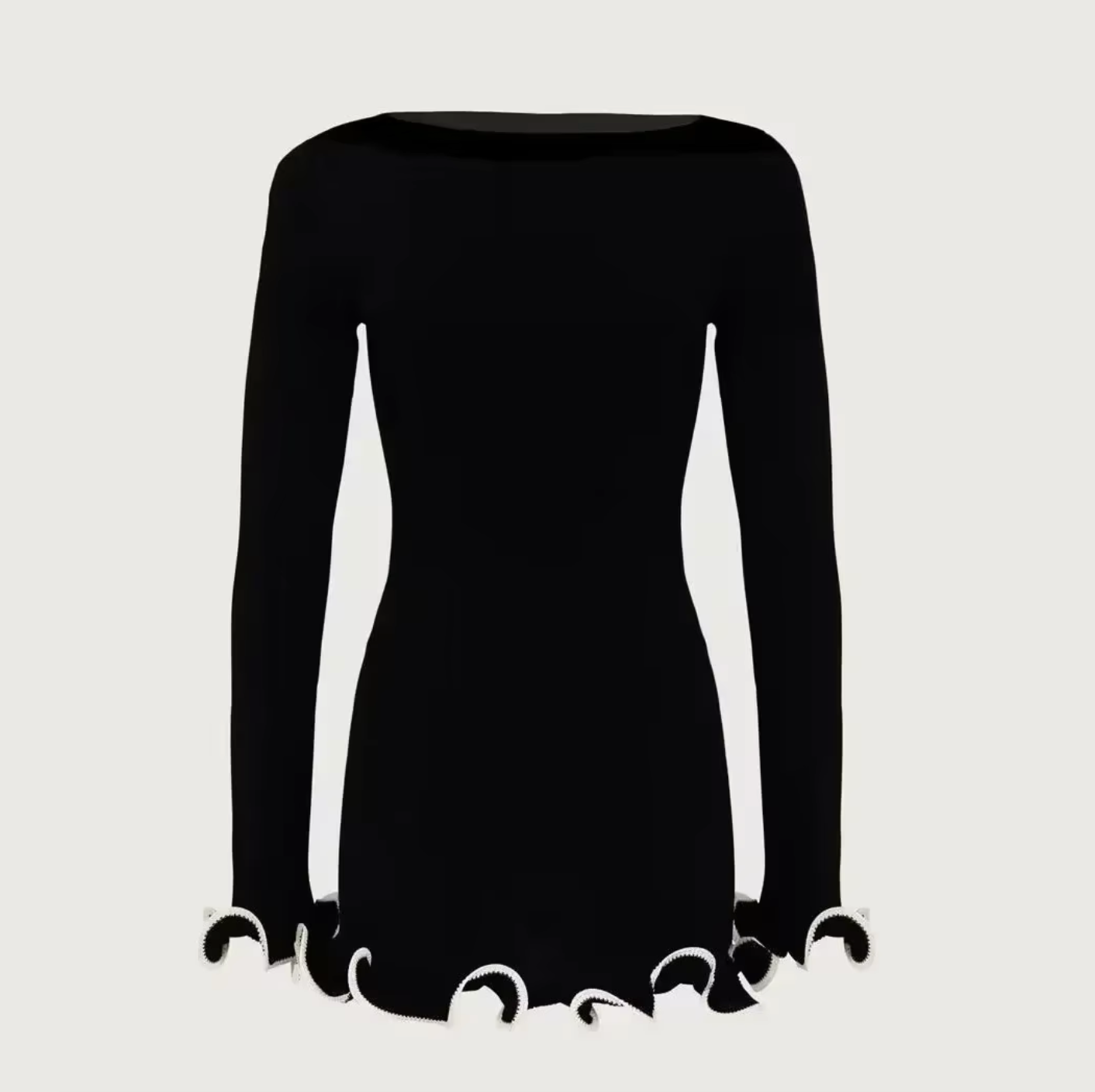 SOPHIE Rüschen Strickkleid