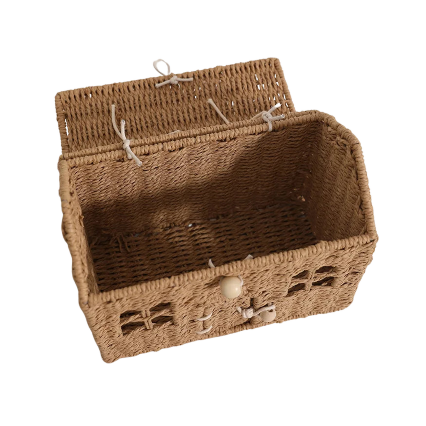 FRANZ Rattan Korbhandtasche Haus