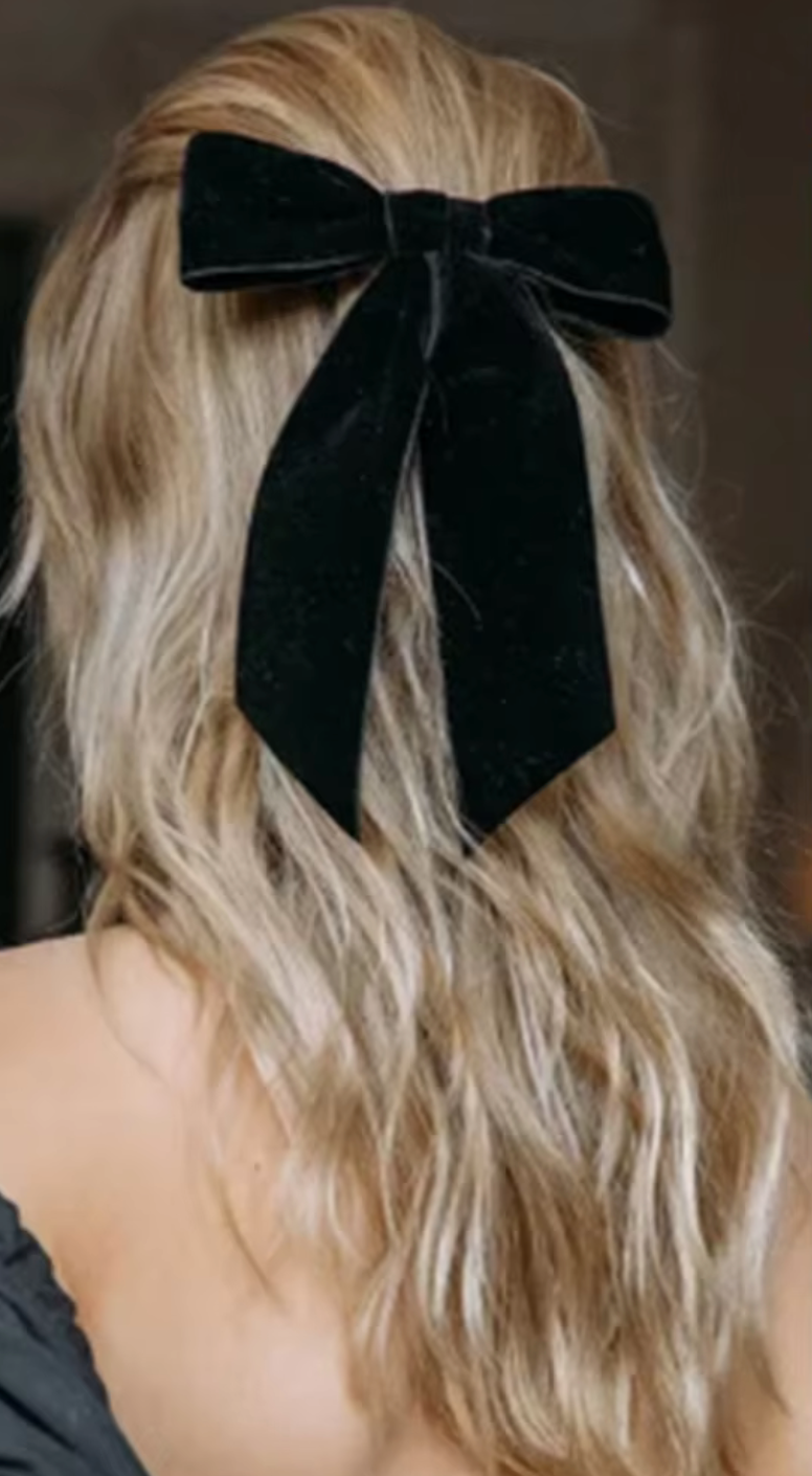 LISABETH hair bow velvet