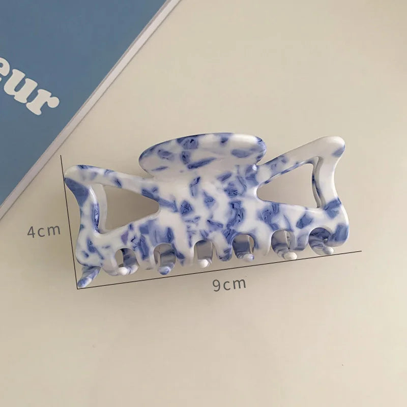 CAROLIN hair clip Toile de Jouy 
