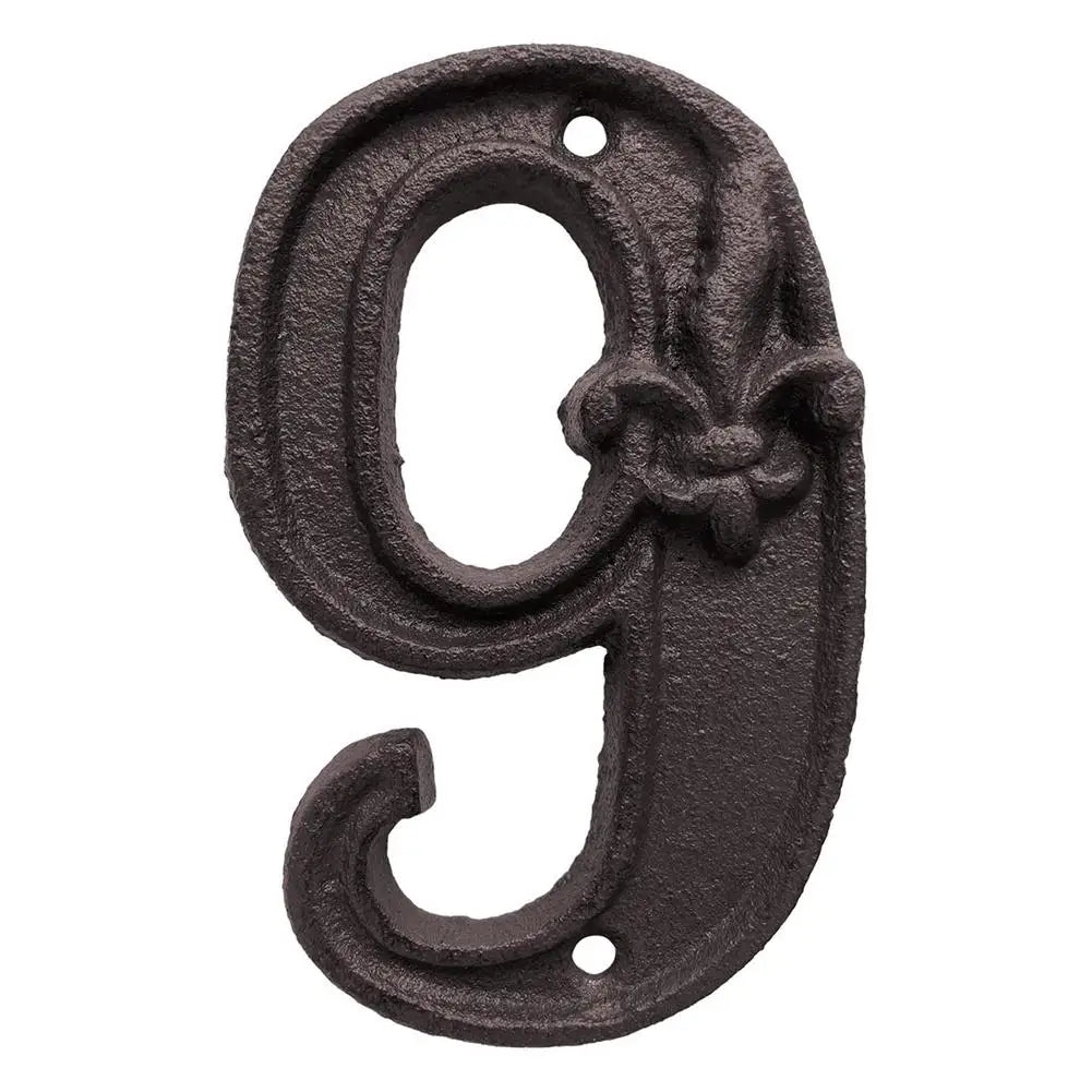 THEODOR cast iron house number fittings