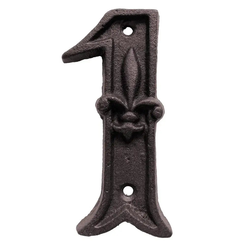 THEODOR cast iron house number fittings