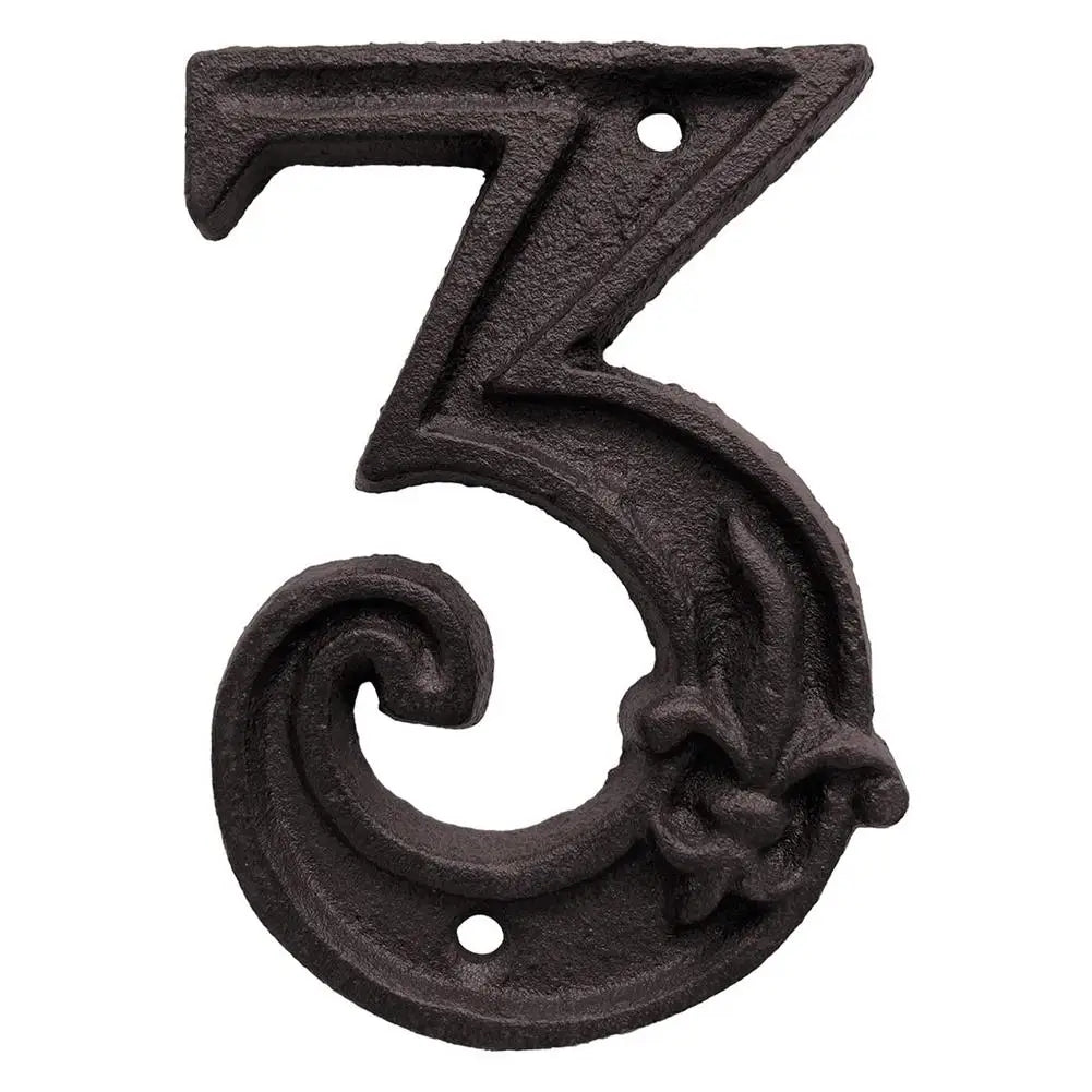 THEODOR cast iron house number fittings