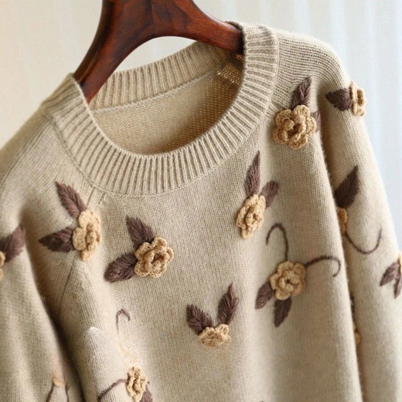 ILSE rose knitted sweater