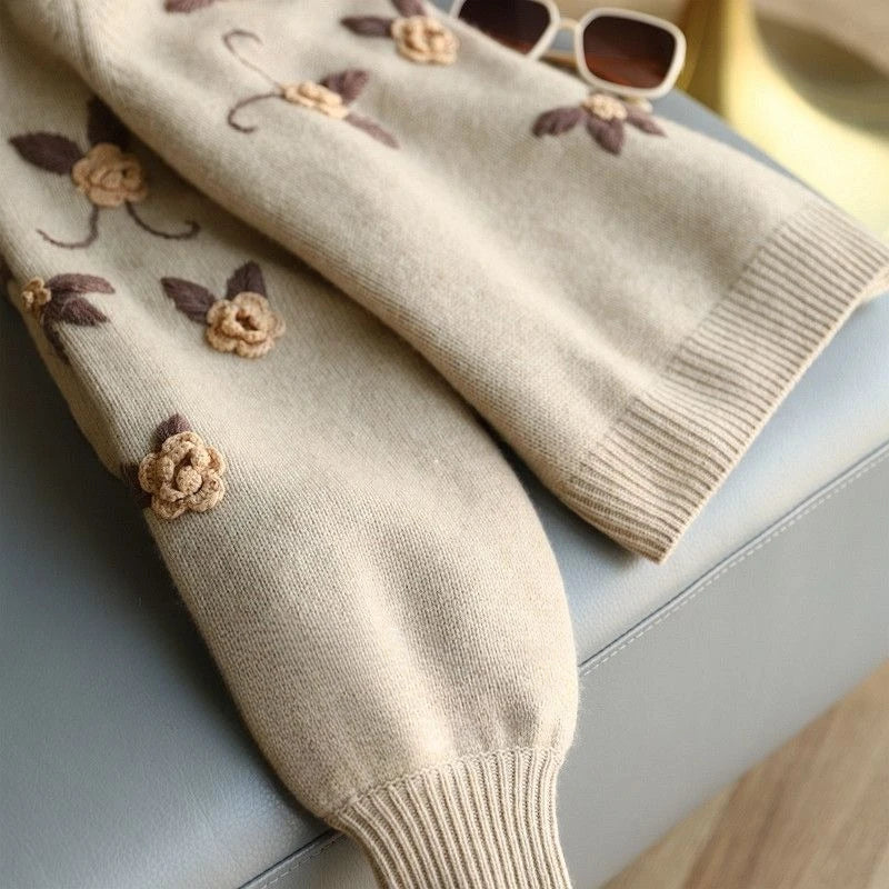 ILSE rose knitted sweater