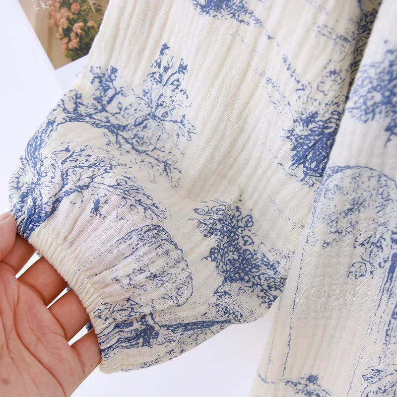 VIKTORIA Toile de Jouy nightdress I blouse dress
