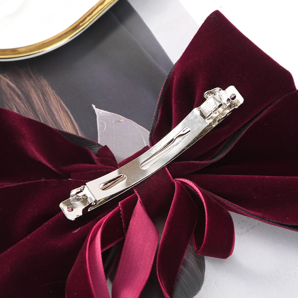 LISABETH hair bow velvet