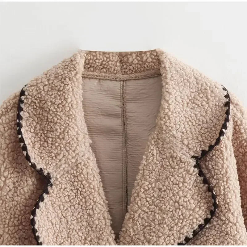 THERESA Lammfell Jacke