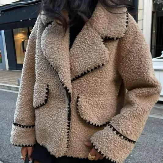 THERESA Lammfell Jacke