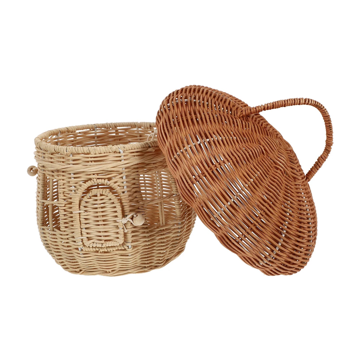 WALBURGA Rattan Basket Handbag