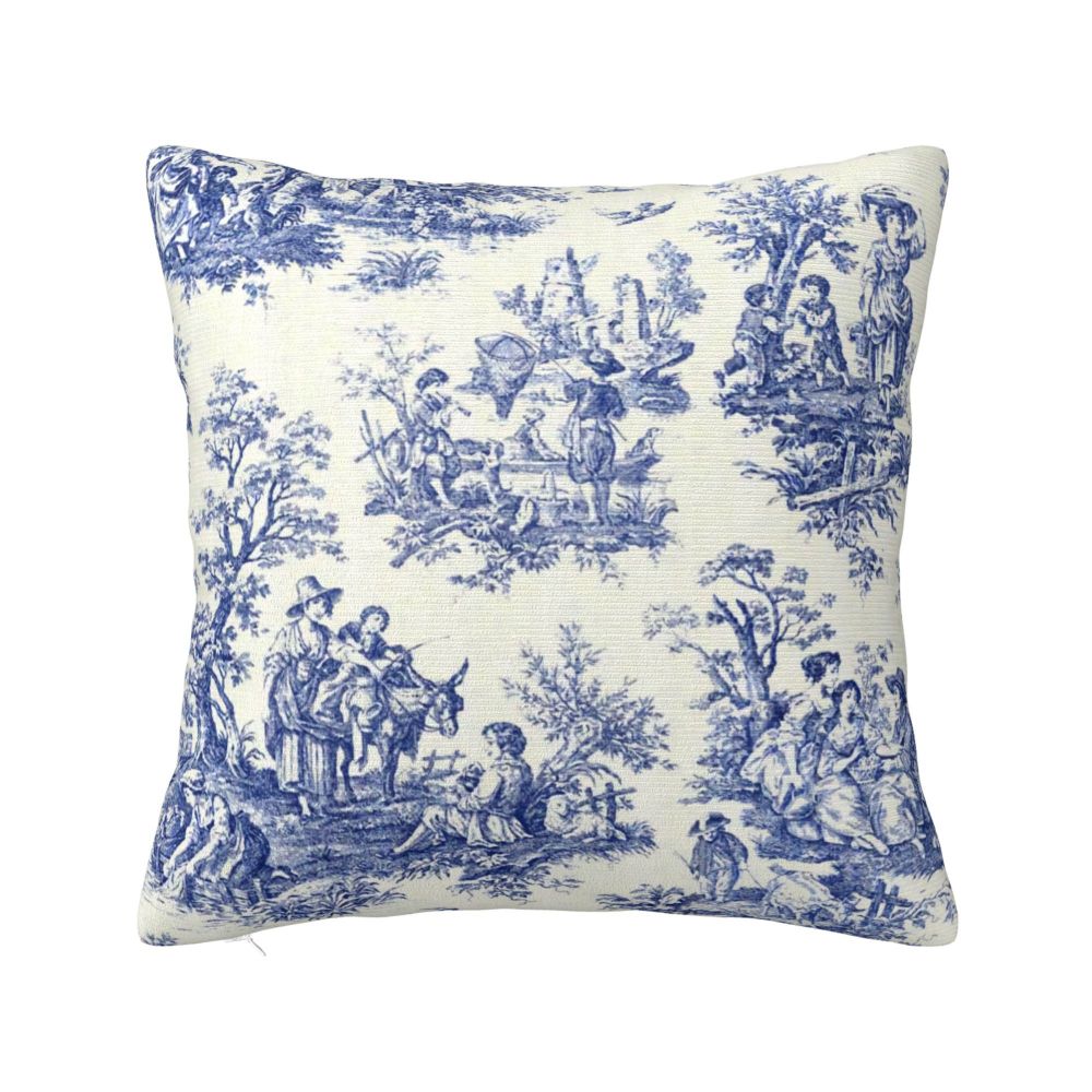 WALTRAUD Toile De Jouy Kissenbezug