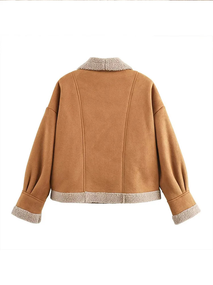 MERLINDE Lammfell Jacke