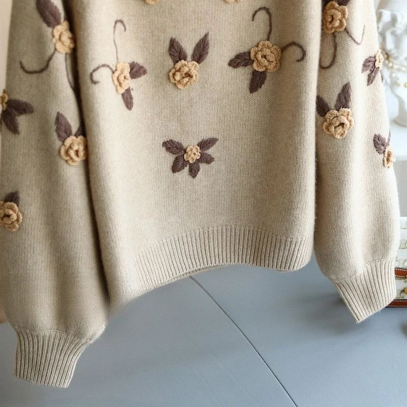 ILSE rose knitted sweater