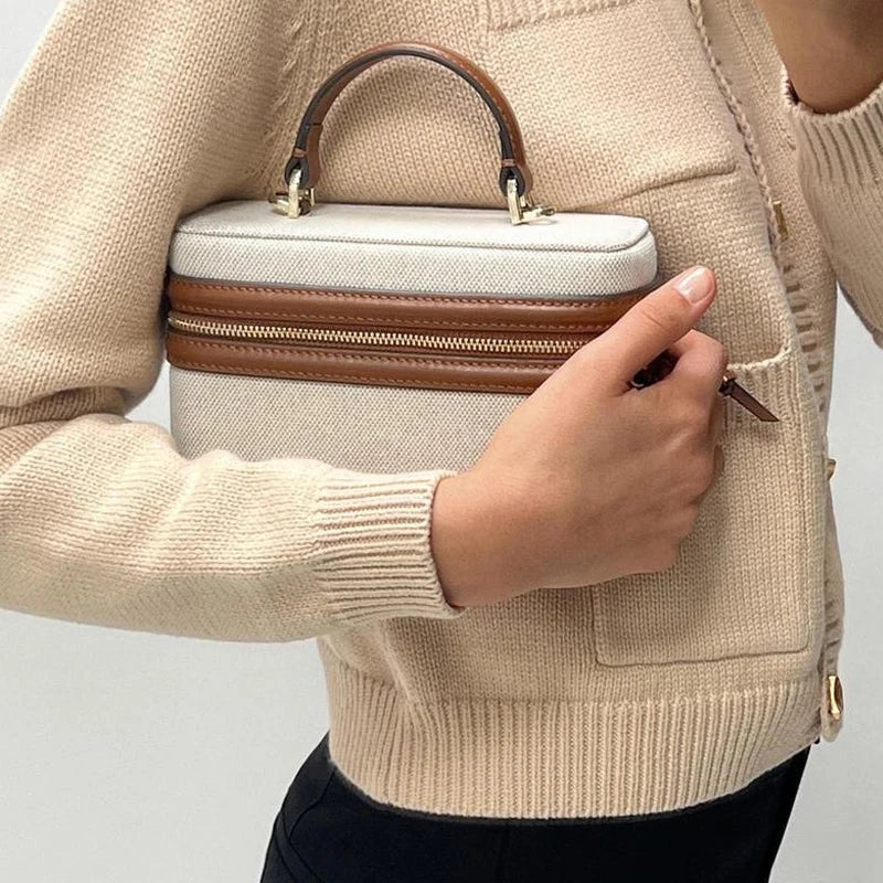 BRUNHILDE Box Handbag Canvas