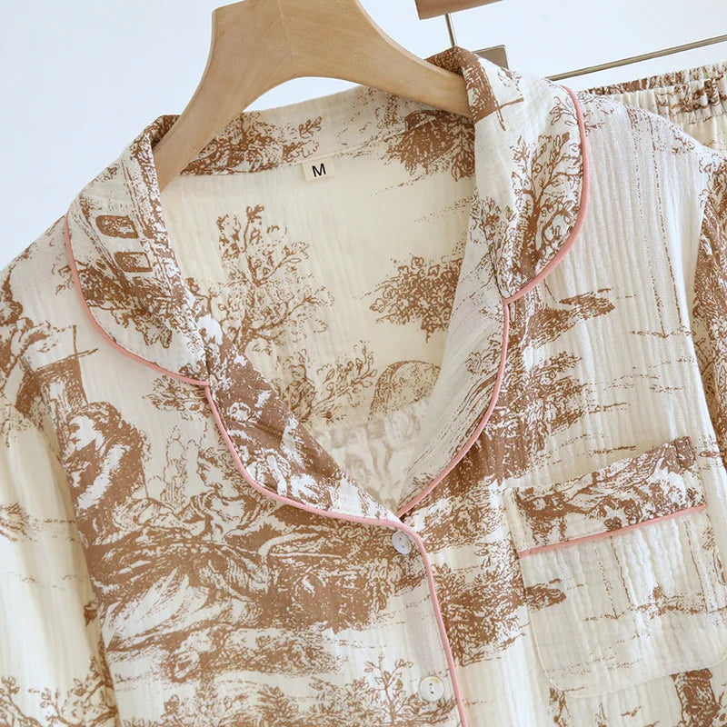 ROSELINDE Toile de Jouy pajamas