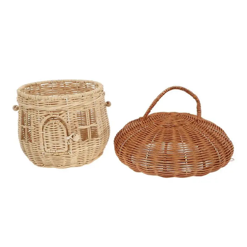 WALBURGA Rattan Basket Handbag