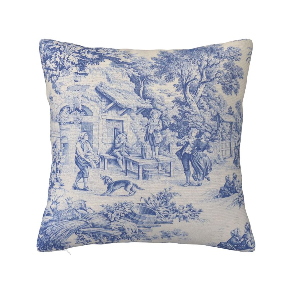 WALTRAUD Toile De Jouy Kissenbezug