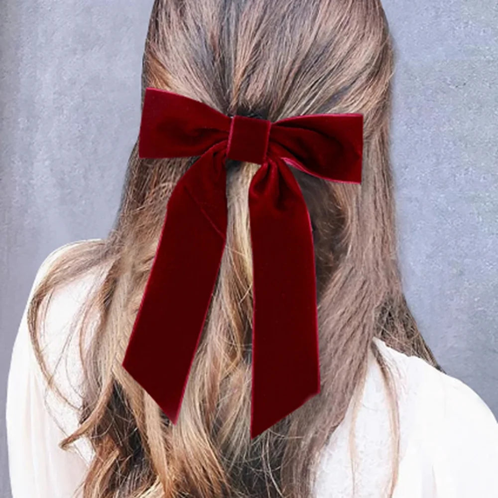 LISABETH hair bow velvet
