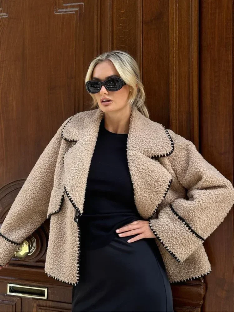 THERESA Lammfell Jacke